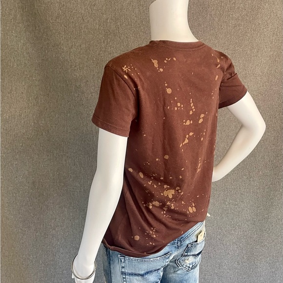 RARE Hello Kitty Distressed Rose Tattoo Ed Hardy Style Tee T-Shirt M - Picture 2 of 7